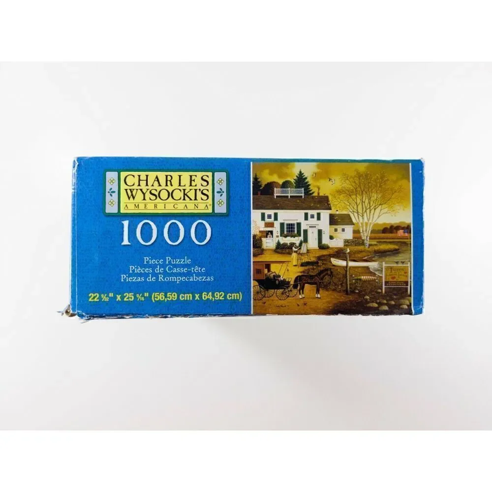 Charles Wysocki's Americana The Birch Point Cove 1000 Piece Puzzle
